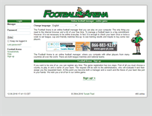 Tablet Screenshot of footballarena.org